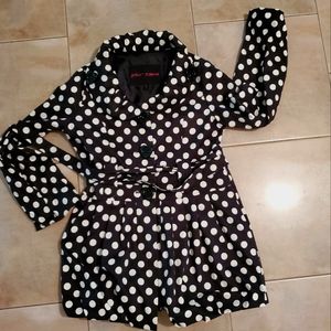 Betsey Johnson Black & White Jacket Large